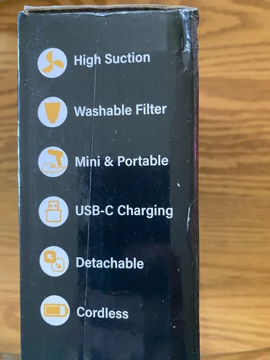 3-in-1 Handheld Vacuum Cleaner - Black - Picture 4 of 4